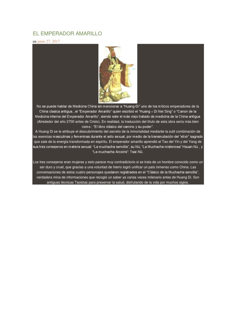 El Emperador Amarillo PDF