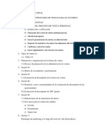 Cuestionario de Preguntas Para Marketing y Desarrollo Organizacional