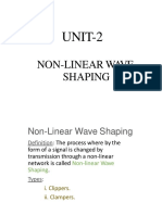 Non Linear Wave Shaping