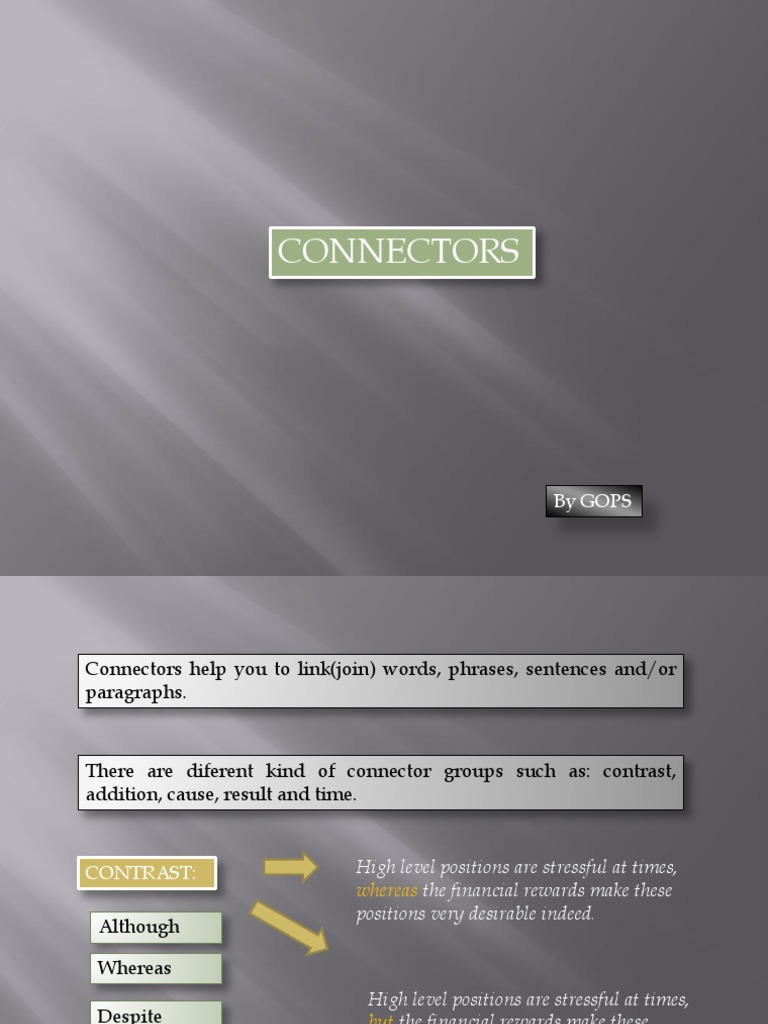 Connectors | PDF