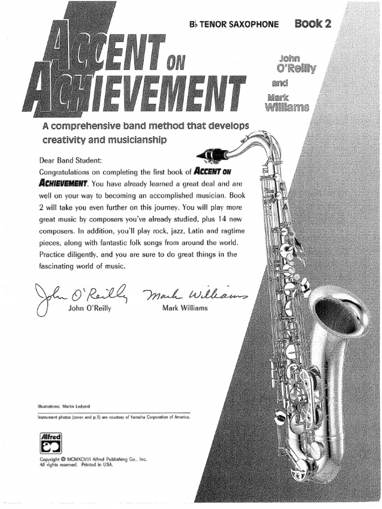 Accent On Achievement Book 2 Tenor Sax PDF