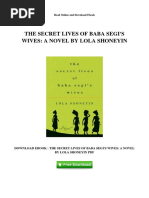 Download The Secret Lives of Baba Segis Wives a Novel by Lola Shoneyin by Enny luw SN366015742 doc pdf