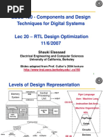 Lec20 RTL Design