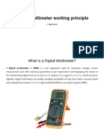 What Is Digital Multimeter (DMM) and Its Working Principle Details