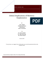 ethical implications of memory implantation 