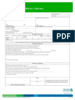 Application For Export Bills For Collection