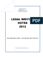 Legal Writing 3 - Legal Forms