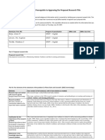 Written Output For Title Defense