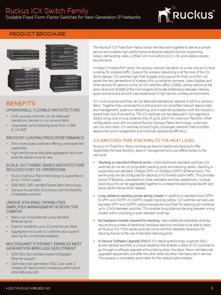 Brocade Switch Family With Details | PDF | Network Switch | Computer ...
