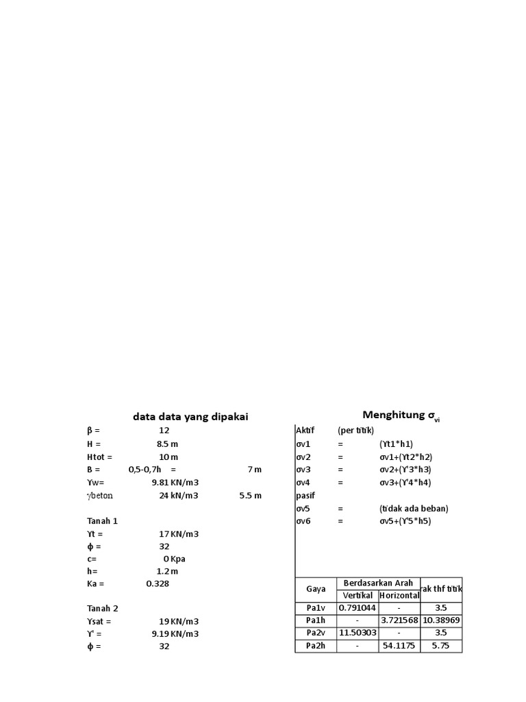 Geotechnical Load Calculations | PDF
