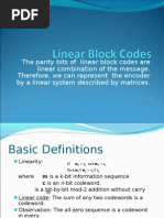 5 Linear Block Codes