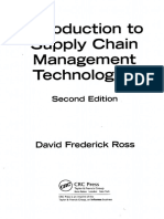 Introduction To Supply Chain Management Technologies: David Frederick Ross