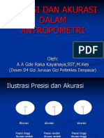 Presisi Dan Akurasi Atropometri