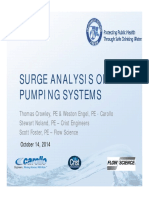 Surge Suppression of Pumping and Distribution Systems Crowley