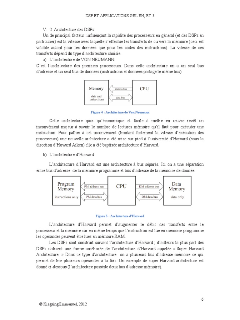 Chap1 Introduction Aux DSP | PDF | Processeur de signal numérique ...