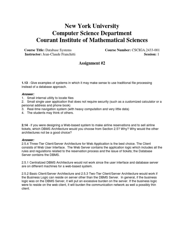 Homework 2 Solutions PDF PDF Web Application Databases