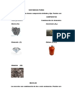 Trabajo Fyq 2 ESO Sustacias Puras y Mezclas