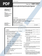 NBR 12951 - Execucao de Imprimacao Ligante