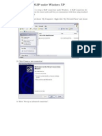 1 Configuring SLIP Under Windows XP