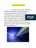 Applications of Prisms
