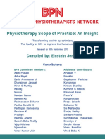 Scope of Physiotherapy Practice