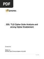 Ciphersuite Analysis and Strong Cipher Enablement - 0