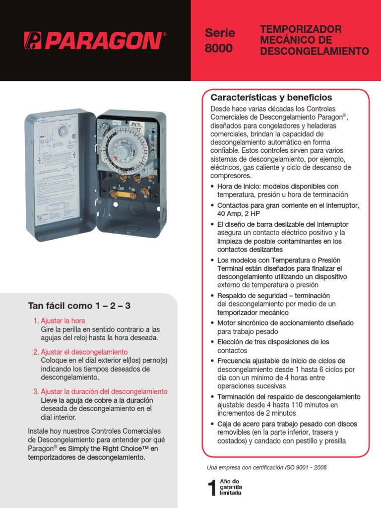 Paragon 8000 Series Spanish PDF Energía y recursos Science