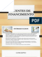 Fuentes de Financimiento