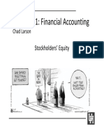 ACCT 6331: Financial Accounting: Stockholders' Equity