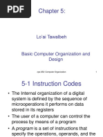 Chapter 5 Basic Computer Organization and Design