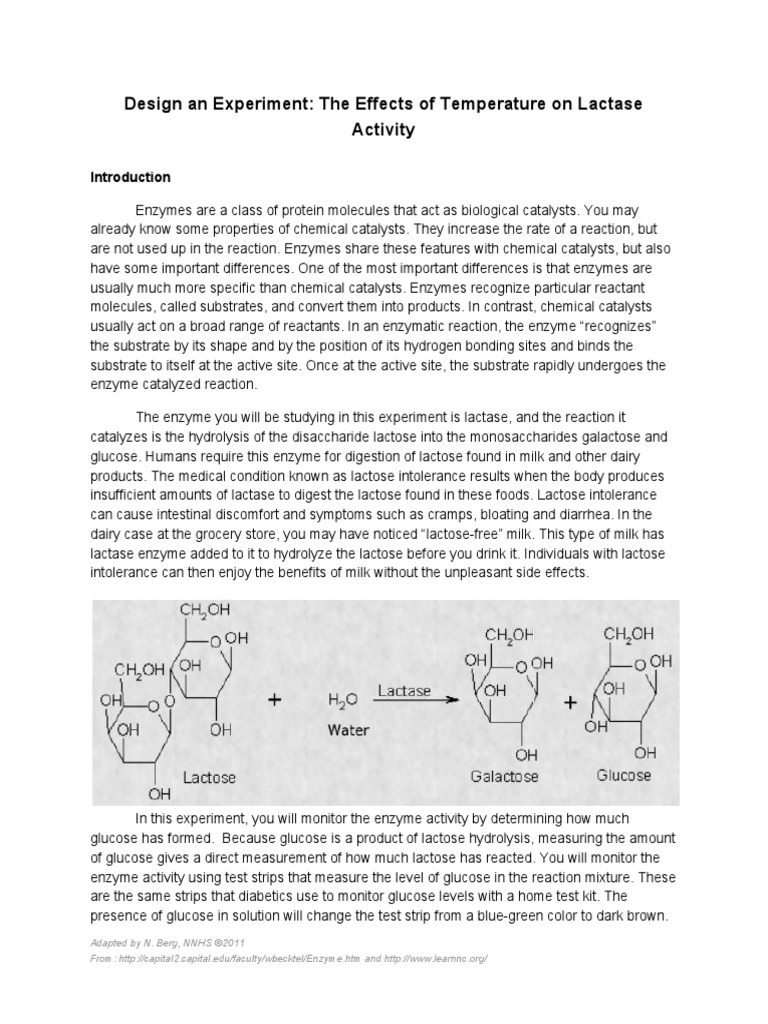 lactase enzyme lab Atmospheric Thermodynamics Chemistry