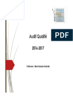 Audit Qualité