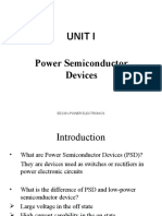 Unit I Power Semiconductor Devices