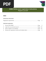 ESMO Individual Event Registration Instructions