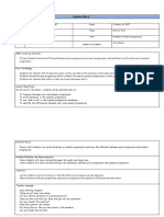 Lesson Plan 1: School: RAK Academy BC Date: PST: Time: MST: MR. Barnett Unit: Class: G4