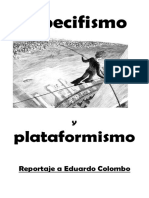 Especifismo y Plataformismo