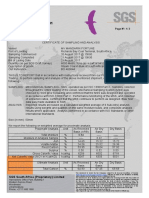 SGS Analysis of South African Coal