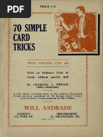 70 Simple Card Tricks That Anyone Can Do With An Ordinary Pack of Cards Without The Aid of Sleight-Of-hand