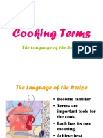 Cooking Terms: The Language of The Recipe