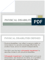 education- physical disabilities 