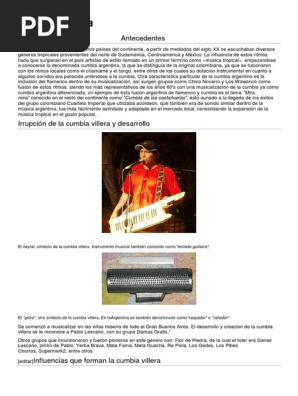 Cumbia Villera Musica Latinoamericana Subgeneros Musicales cumbia villera musica latinoamericana