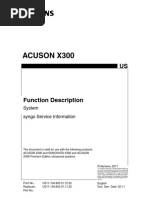 Acuson X300 Syngo Service Information 741-7384