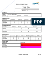 Vacuum Tower Column Criticality Report