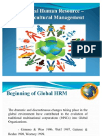 Global HR-Intercultural Management