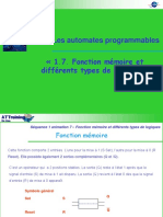 Fonction Memoire Et Type de Logique