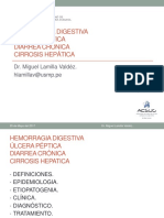 Hemorragia digestiva,ulcera péptica,diarrea crónica,cirrosis hepática