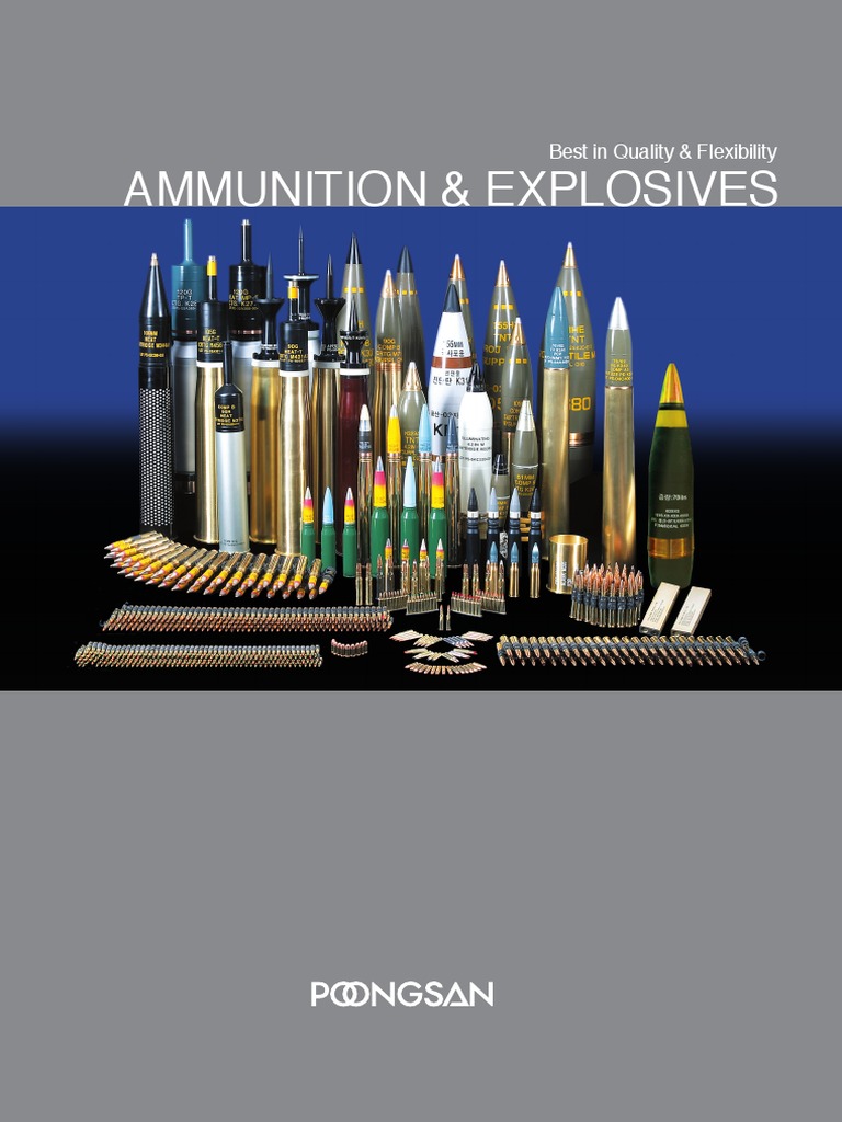 Poongsan Ammo Catalogue | PDF | Technology & Engineering