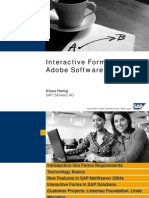 Interactive Forms Based On Adobe Software: Klaus Hartig