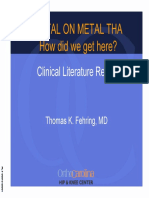 Dr Fehring Powerpoint Metal-On-Metal, How Did We Get Here