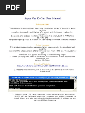 Super Vag | PDF | Device Driver | Usb